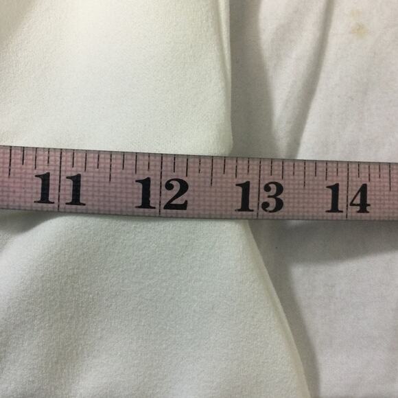 LULU'S  M White What Lovers Do Strapless Straight Neck Wide-Leg Jumpsuit NEW B54 - Picture 8 of 12